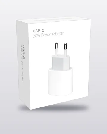 20W USB-C güç adaptörü kutusu