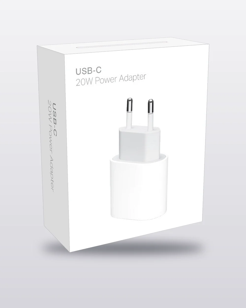 20W USB-C güç adaptörü kutusu